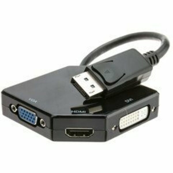 Swe-Tech 3C DisplayPort to HDMI, VGA or DVI, 3-IN-1 Adapter FWT30H1-61706